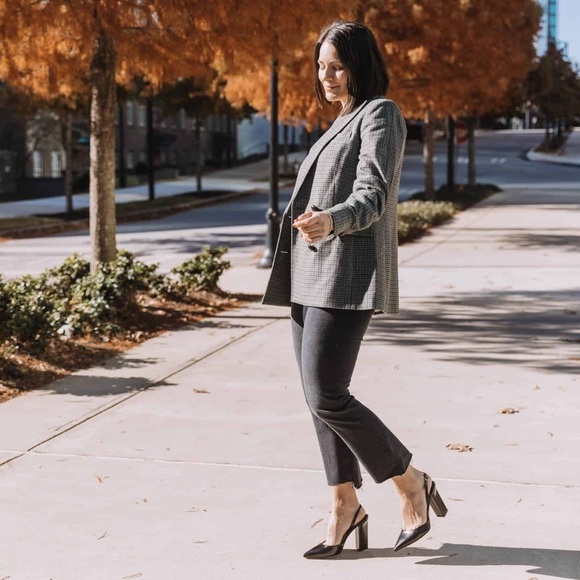 VERONICA BEARD Pyle Dickey Wool Double Breasted Blazer in Sage Multi Sz 0 - Picture 4 of 12